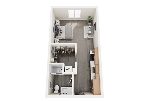 Mark Floor Plan at Unite Apartments, North Dakota